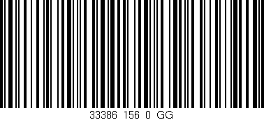 Código de barras (EAN, GTIN, SKU, ISBN): '33386_156_0_GG'