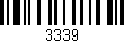 Código de barras (EAN, GTIN, SKU, ISBN): '3339'