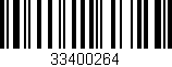 Código de barras (EAN, GTIN, SKU, ISBN): '33400264'