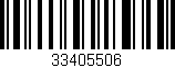 Código de barras (EAN, GTIN, SKU, ISBN): '33405506'