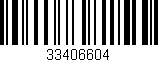 Código de barras (EAN, GTIN, SKU, ISBN): '33406604'