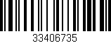 Código de barras (EAN, GTIN, SKU, ISBN): '33406735'