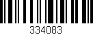 Código de barras (EAN, GTIN, SKU, ISBN): '334083'