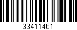 Código de barras (EAN, GTIN, SKU, ISBN): '33411461'