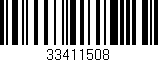 Código de barras (EAN, GTIN, SKU, ISBN): '33411508'