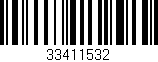 Código de barras (EAN, GTIN, SKU, ISBN): '33411532'