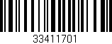 Código de barras (EAN, GTIN, SKU, ISBN): '33411701'