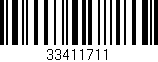 Código de barras (EAN, GTIN, SKU, ISBN): '33411711'