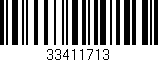 Código de barras (EAN, GTIN, SKU, ISBN): '33411713'