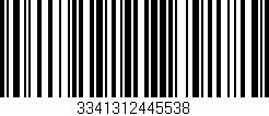 Código de barras (EAN, GTIN, SKU, ISBN): '3341312445538'