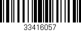 Código de barras (EAN, GTIN, SKU, ISBN): '33416057'