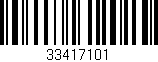 Código de barras (EAN, GTIN, SKU, ISBN): '33417101'
