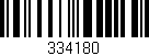 Código de barras (EAN, GTIN, SKU, ISBN): '334180'
