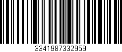 Código de barras (EAN, GTIN, SKU, ISBN): '3341987332959'