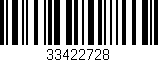 Código de barras (EAN, GTIN, SKU, ISBN): '33422728'