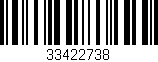 Código de barras (EAN, GTIN, SKU, ISBN): '33422738'