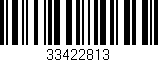 Código de barras (EAN, GTIN, SKU, ISBN): '33422813'