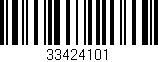 Código de barras (EAN, GTIN, SKU, ISBN): '33424101'