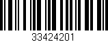 Código de barras (EAN, GTIN, SKU, ISBN): '33424201'
