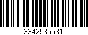 Código de barras (EAN, GTIN, SKU, ISBN): '3342535531'