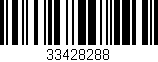 Código de barras (EAN, GTIN, SKU, ISBN): '33428288'