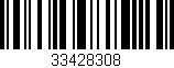 Código de barras (EAN, GTIN, SKU, ISBN): '33428308'