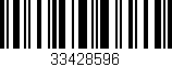 Código de barras (EAN, GTIN, SKU, ISBN): '33428596'