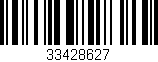 Código de barras (EAN, GTIN, SKU, ISBN): '33428627'