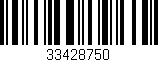 Código de barras (EAN, GTIN, SKU, ISBN): '33428750'