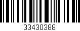 Código de barras (EAN, GTIN, SKU, ISBN): '33430388'