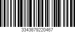 Código de barras (EAN, GTIN, SKU, ISBN): '3343879220467'