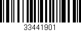 Código de barras (EAN, GTIN, SKU, ISBN): '33441901'