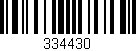 Código de barras (EAN, GTIN, SKU, ISBN): '334430'