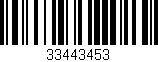 Código de barras (EAN, GTIN, SKU, ISBN): '33443453'