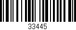 Código de barras (EAN, GTIN, SKU, ISBN): '33445'