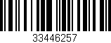 Código de barras (EAN, GTIN, SKU, ISBN): '33446257'