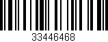 Código de barras (EAN, GTIN, SKU, ISBN): '33446468'