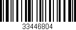 Código de barras (EAN, GTIN, SKU, ISBN): '33446804'