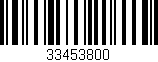 Código de barras (EAN, GTIN, SKU, ISBN): '33453800'