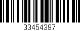 Código de barras (EAN, GTIN, SKU, ISBN): '33454397'