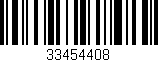 Código de barras (EAN, GTIN, SKU, ISBN): '33454408'