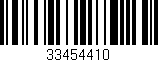 Código de barras (EAN, GTIN, SKU, ISBN): '33454410'
