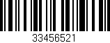 Código de barras (EAN, GTIN, SKU, ISBN): '33456521'