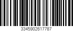 Código de barras (EAN, GTIN, SKU, ISBN): '3345902617787'