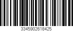 Código de barras (EAN, GTIN, SKU, ISBN): '3345902618425'
