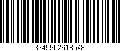 Código de barras (EAN, GTIN, SKU, ISBN): '3345902618548'