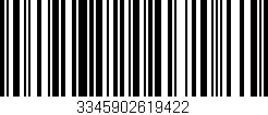 Código de barras (EAN, GTIN, SKU, ISBN): '3345902619422'