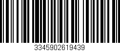Código de barras (EAN, GTIN, SKU, ISBN): '3345902619439'