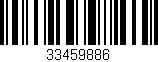 Código de barras (EAN, GTIN, SKU, ISBN): '33459886'