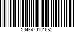 Código de barras (EAN, GTIN, SKU, ISBN): '3346470101852'